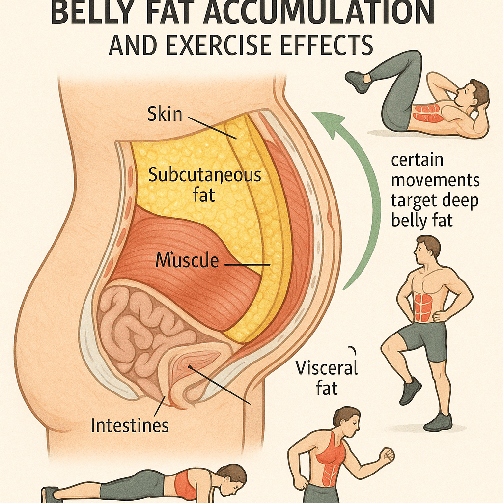 12 Best Exercises to Lose Belly Fat Naturally & Effectively 7 Anatomy of belly fat and how exercises target it to lose belly fat effectively