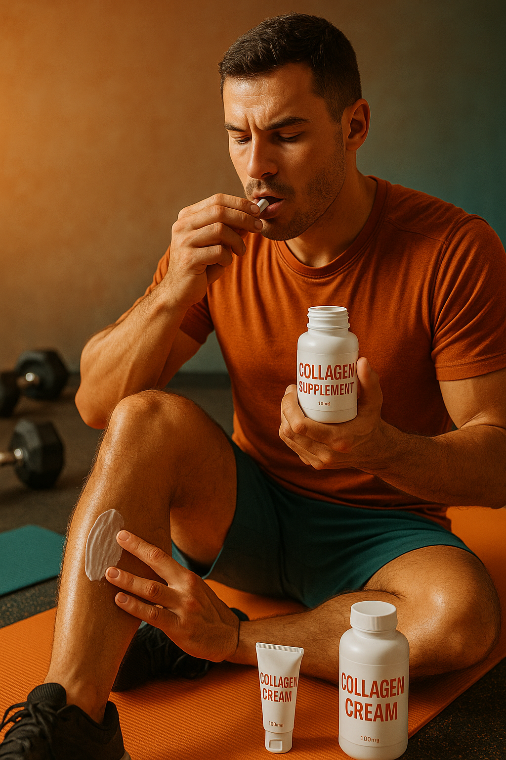 7 Best Collagen Supplements for Joints to Boost Recovery 6 Athlete using best collagen supplements for joints with exercise for recovery