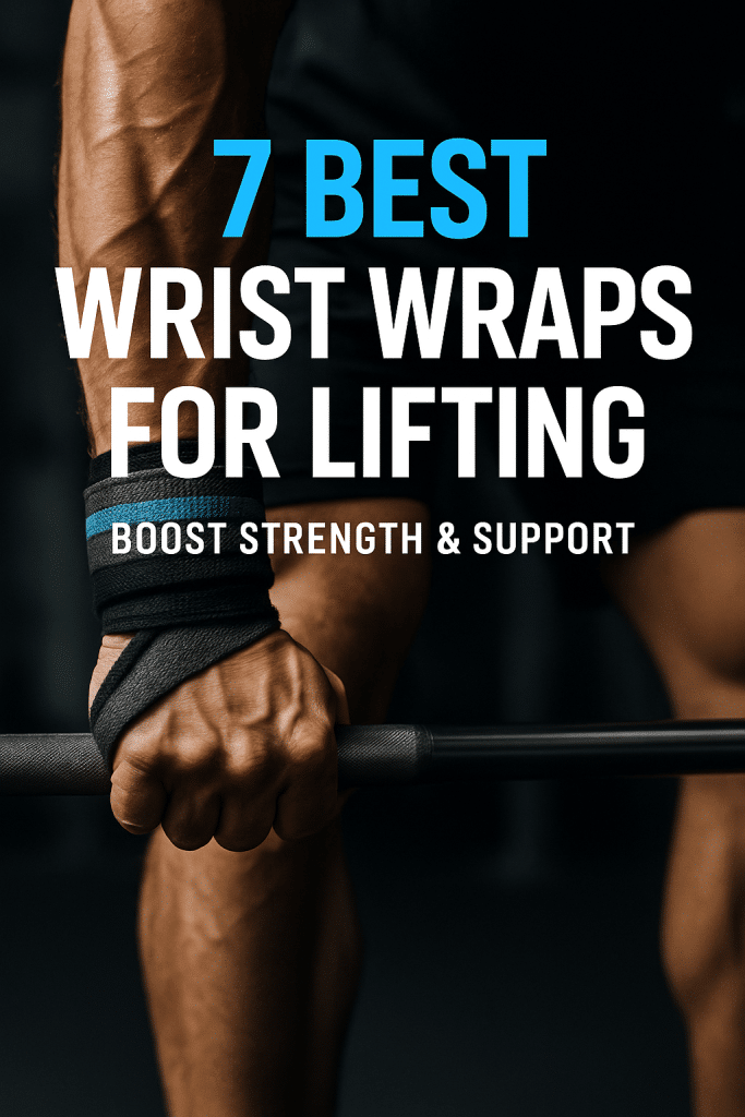 7 Best Wrist Wraps for Lifting to Boost Strength & Support 9 Best wrist wraps for lifting on muscular forearms gripping barbell cover image