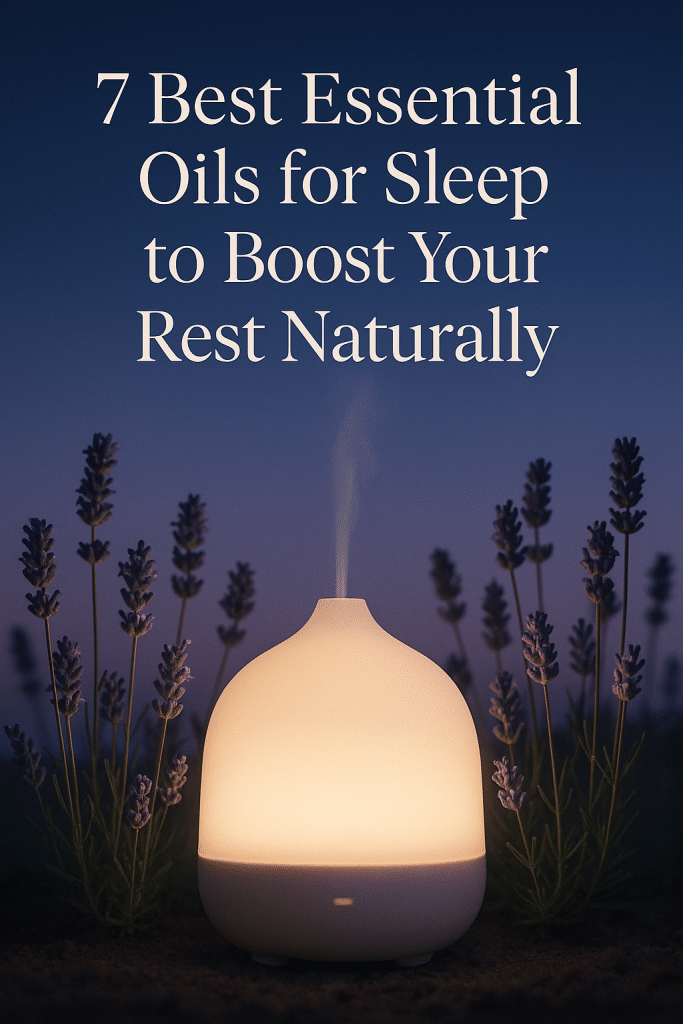 Live Better, Feel Stronger, Stay Healthy 9 Calm essential oil diffuser with lavender illustrating best essential oils for sleep cover