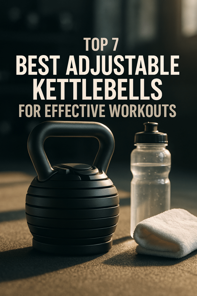 Top 7 Best Adjustable Kettlebells for Effective Workouts 2 Cover image featuring best adjustable kettlebell ready for workout session