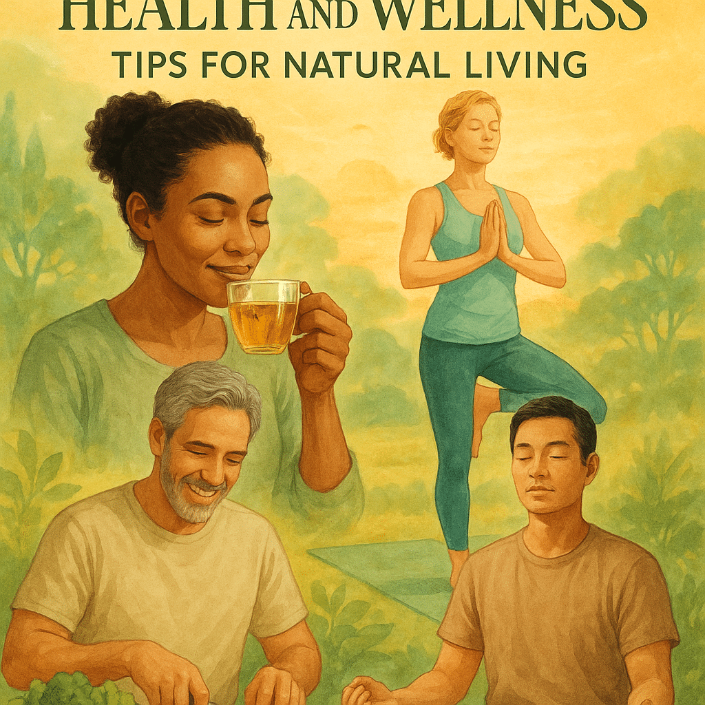 15 Essential Health and Wellness Tips for Natural Living 9 Cover image representing essential health and wellness tips for natural living with diverse wellness activities.