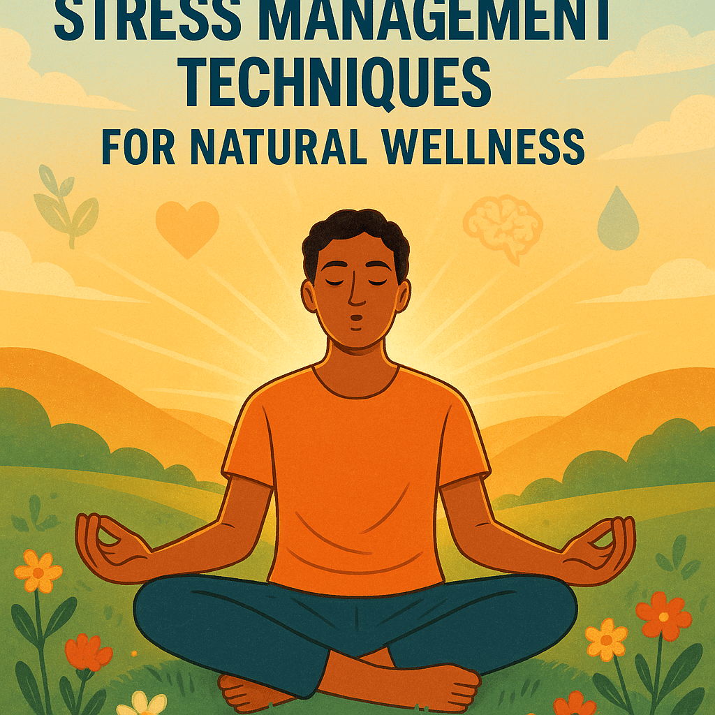 13 Powerful Stress Management Techniques for Natural Wellness 2 Cover image representing natural stress management techniques for wellness.
