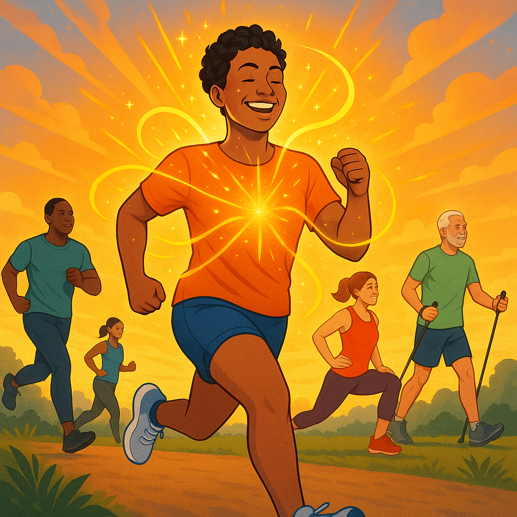 15 Proven Ways on How to Improve Stamina and Endurance Naturally 10 Energized diverse adults improving stamina and endurance naturally through outdoor exercise.