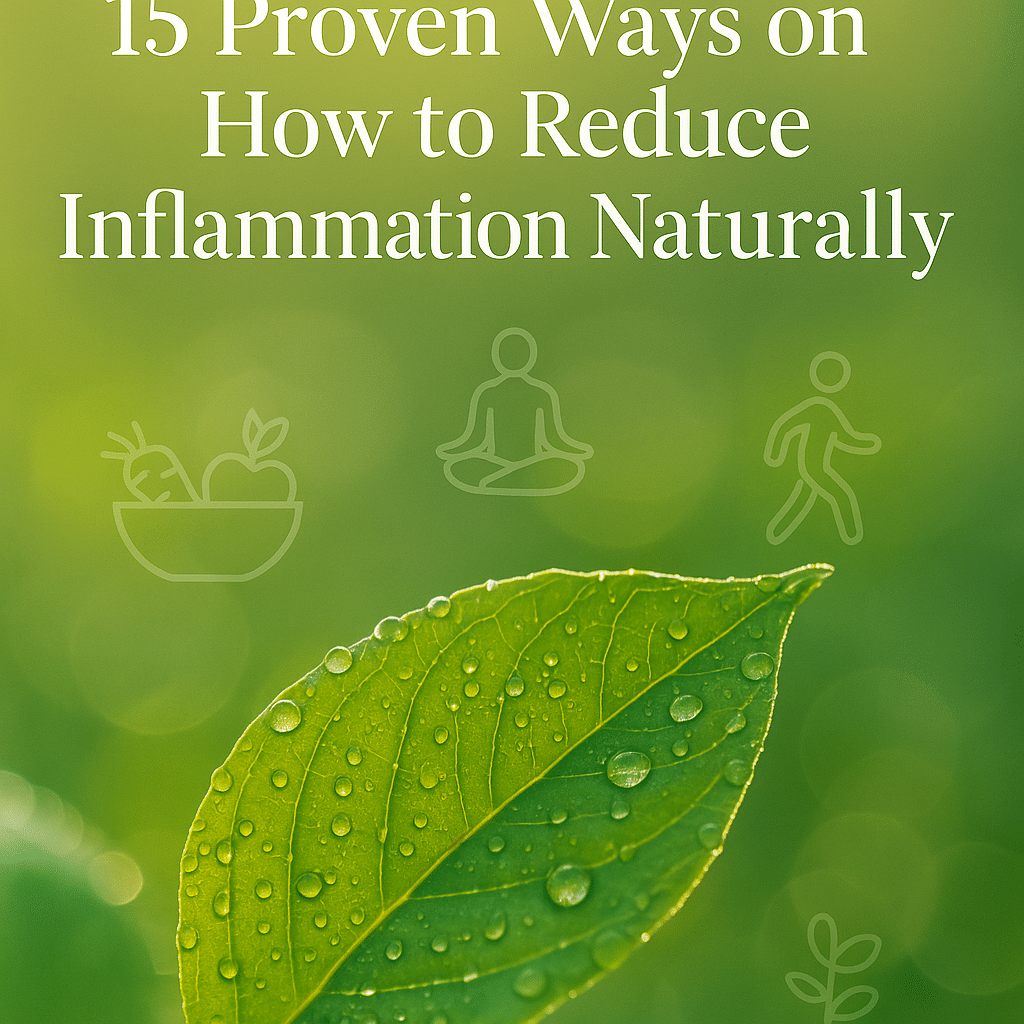15 Proven Ways on How to Reduce Inflammation Naturally 6 Featured image symbolizing how to reduce inflammation naturally with nature and wellness.