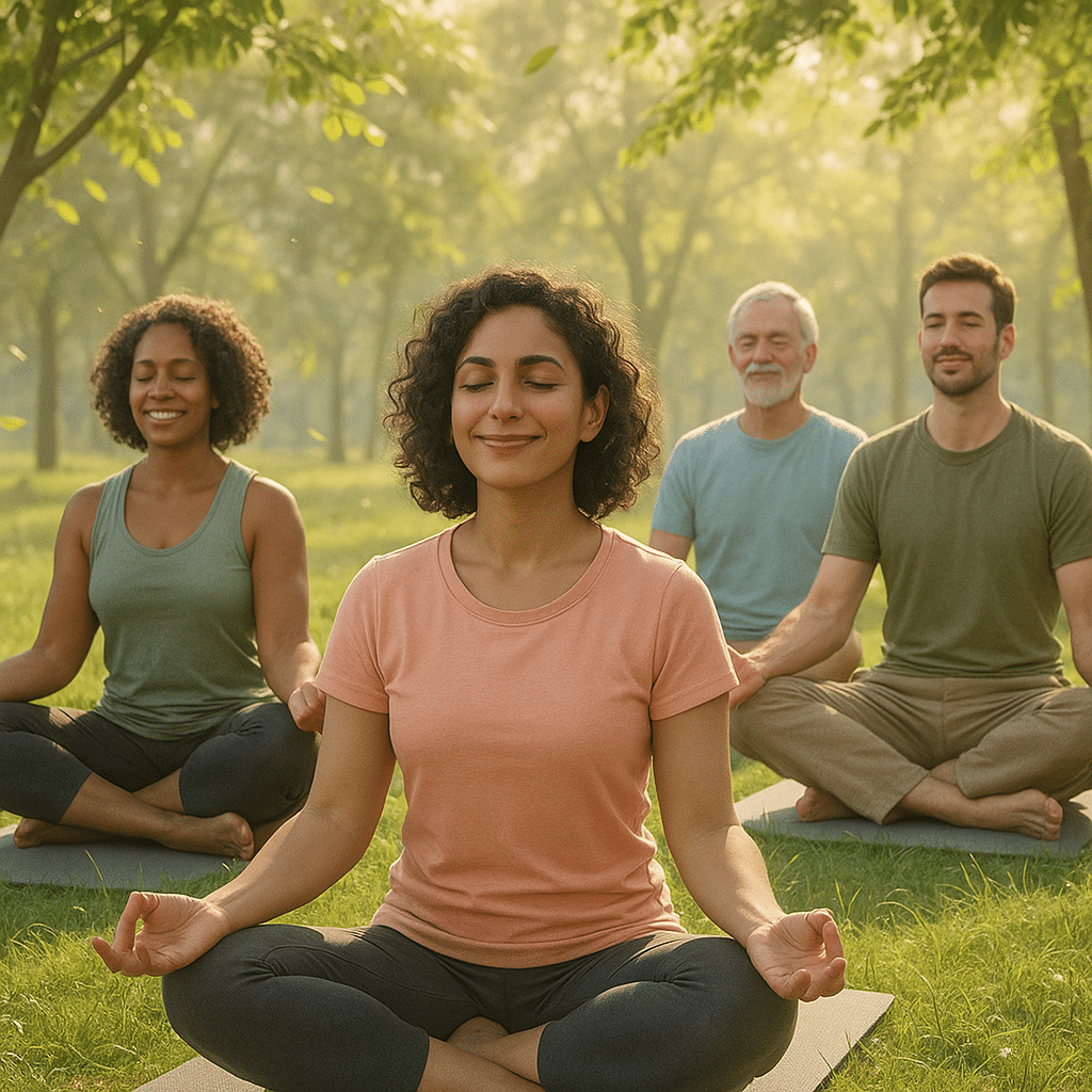How to balance hormones naturally through yoga and meditation for stress reduction and wellness