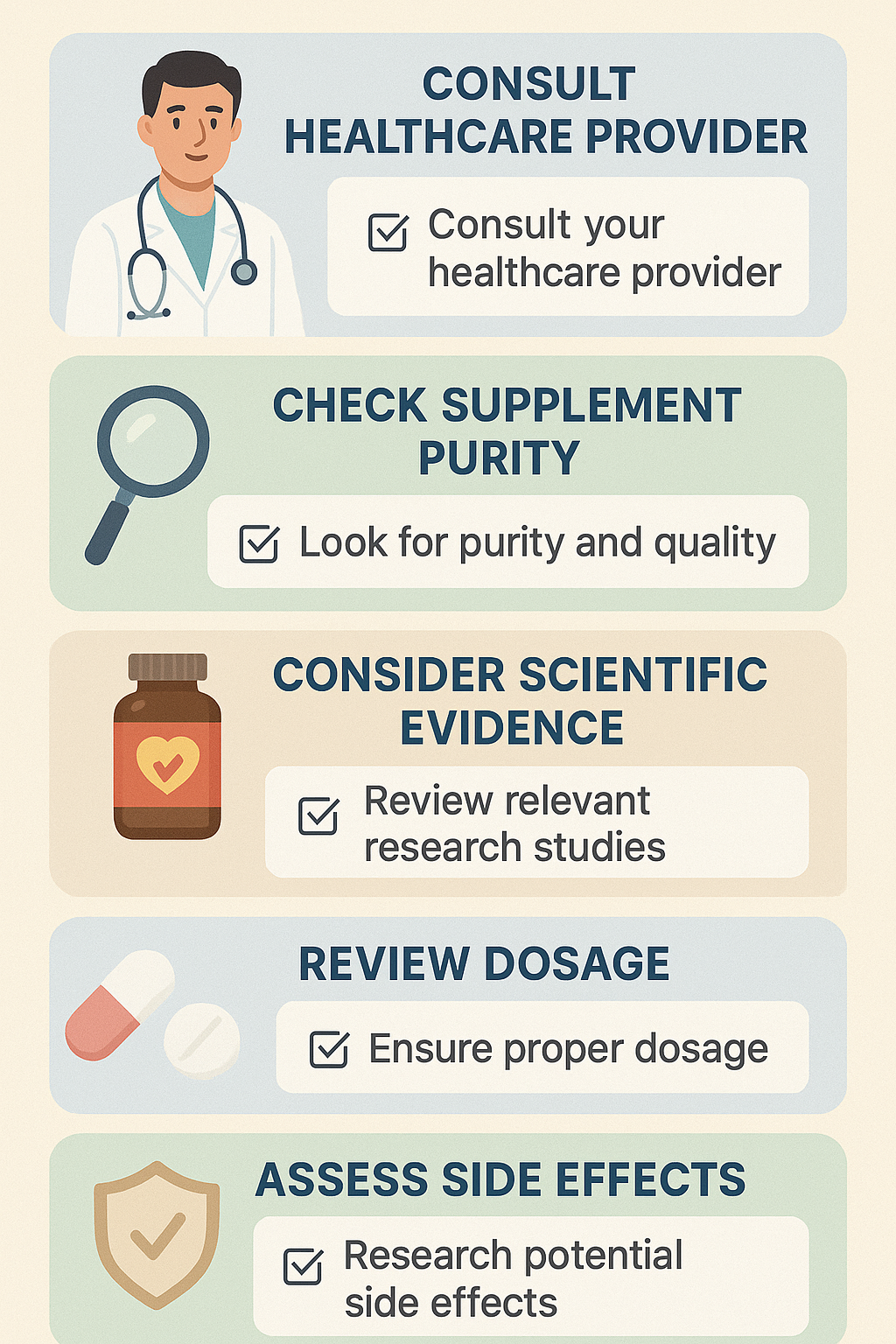8 Best Cholesterol Lowering Supplements for Balanced Heart Health 6 Illustrated checklist on choosing the best cholesterol lowering supplements safely and effectively