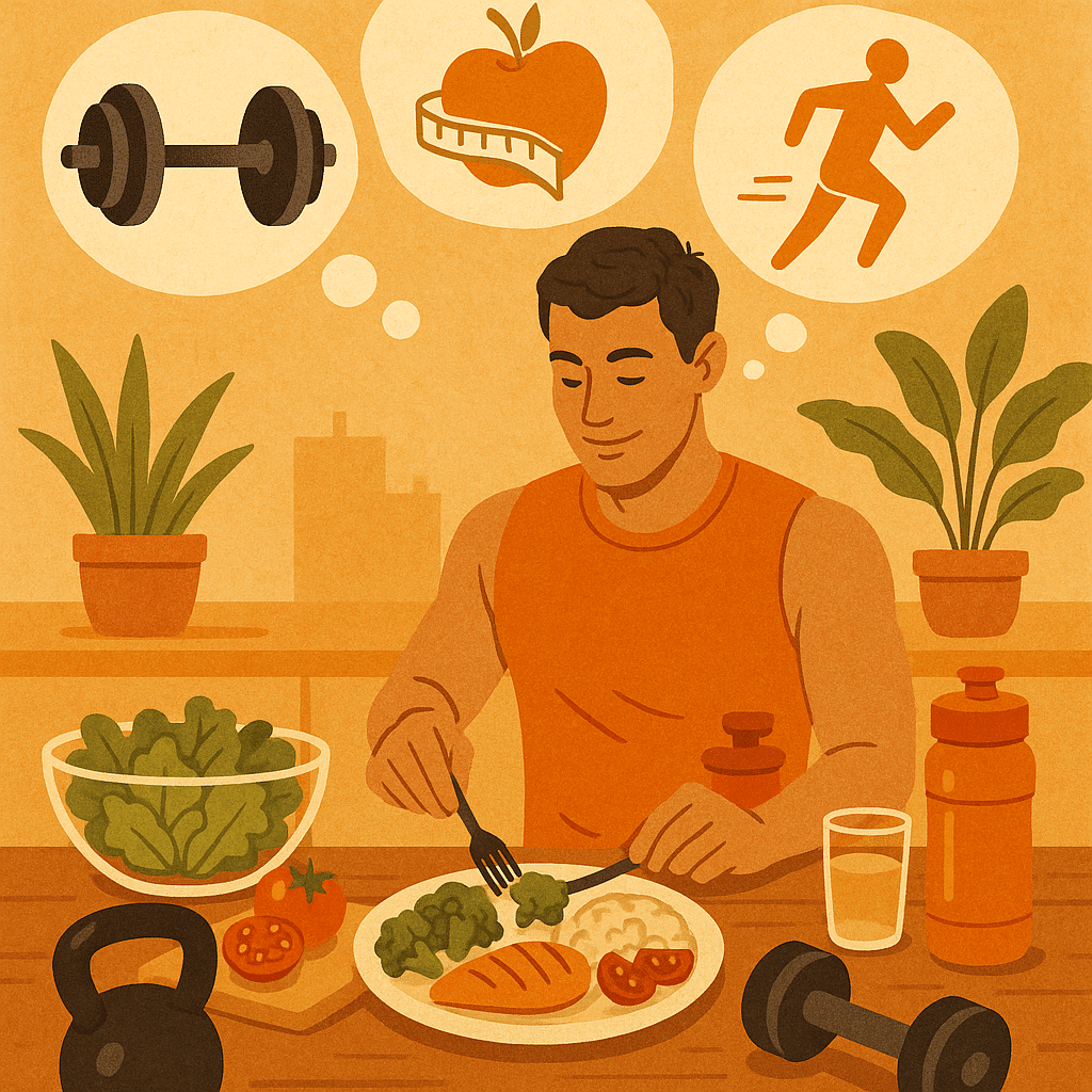 Weight Training vs Cardio for Fat Loss: 12 Key Insights for Natural Wellness 7 Illustration emphasizing nutrition support for fat loss with weight training vs cardio