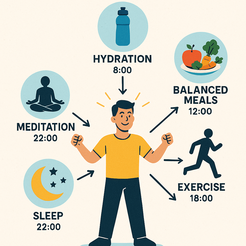 15 Proven Ways on How to Improve Stamina and Endurance Naturally 3 Infographic of natural habits to improve stamina and endurance for health conscious adults