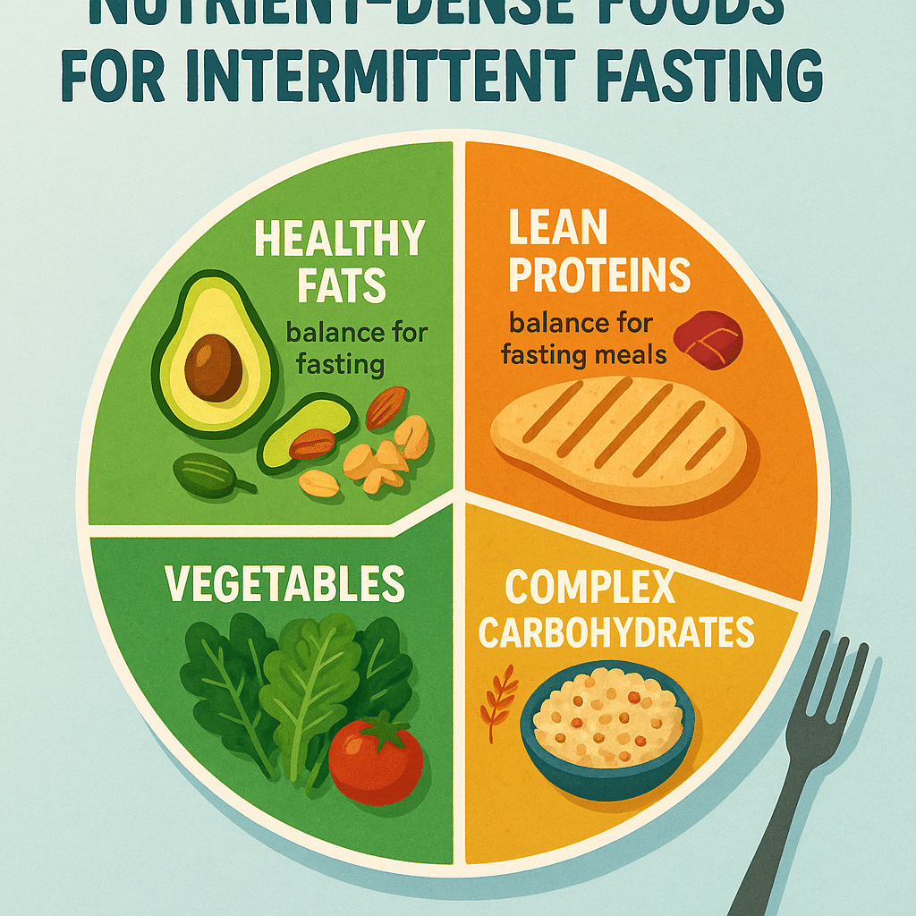 15 Proven Intermittent Fasting Meal Plan Tips for Natural Wellness 4 Intermittent fasting meal plan healthy nutrient dense foods plate infographic