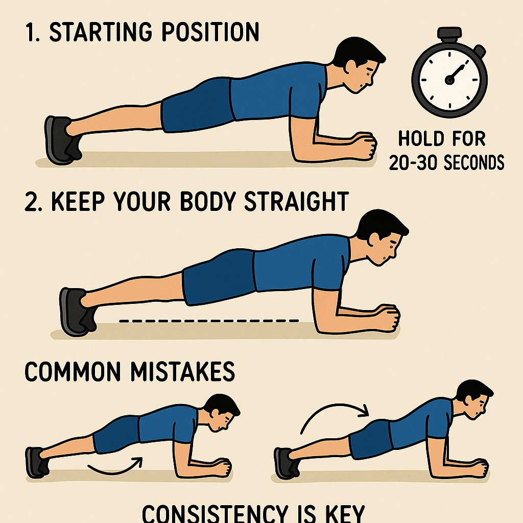 12 Best Exercises to Lose Belly Fat Naturally & Effectively 4 Proper plank exercise technique for losing belly fat naturally