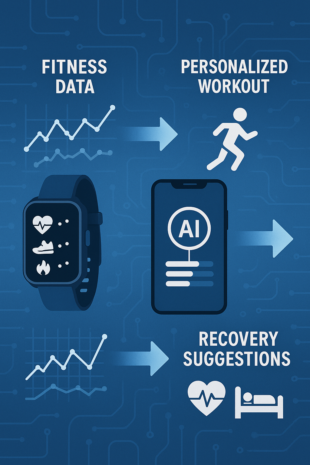 7 Best Smartwatches for Fitness Tracking to Boost Your Workouts 5 Smartwatch fitness tracking data converting into personalized workout and recovery plans