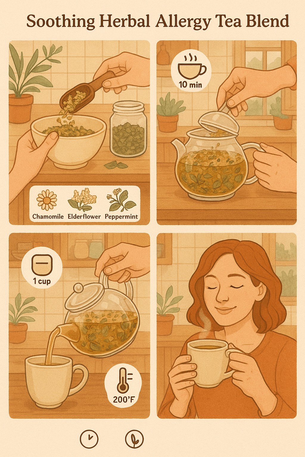 5 Powerful Herbal Remedies for Seasonal Allergies Relief 5 Step by step herbal tea preparation guide for seasonal allergies using natural remedies