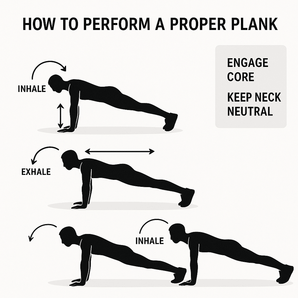 15 Powerful Bodyweight Exercises for Beginners to Transform Your Health 4 Step by step plank exercise guide with proper form tips for bodyweight exercises for beginners