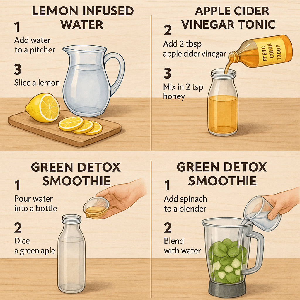 15 Best Drinks for Weight Loss to Boost Your Metabolism Naturally 5 Step by step visual guide to prepare natural best drinks for weight loss at home