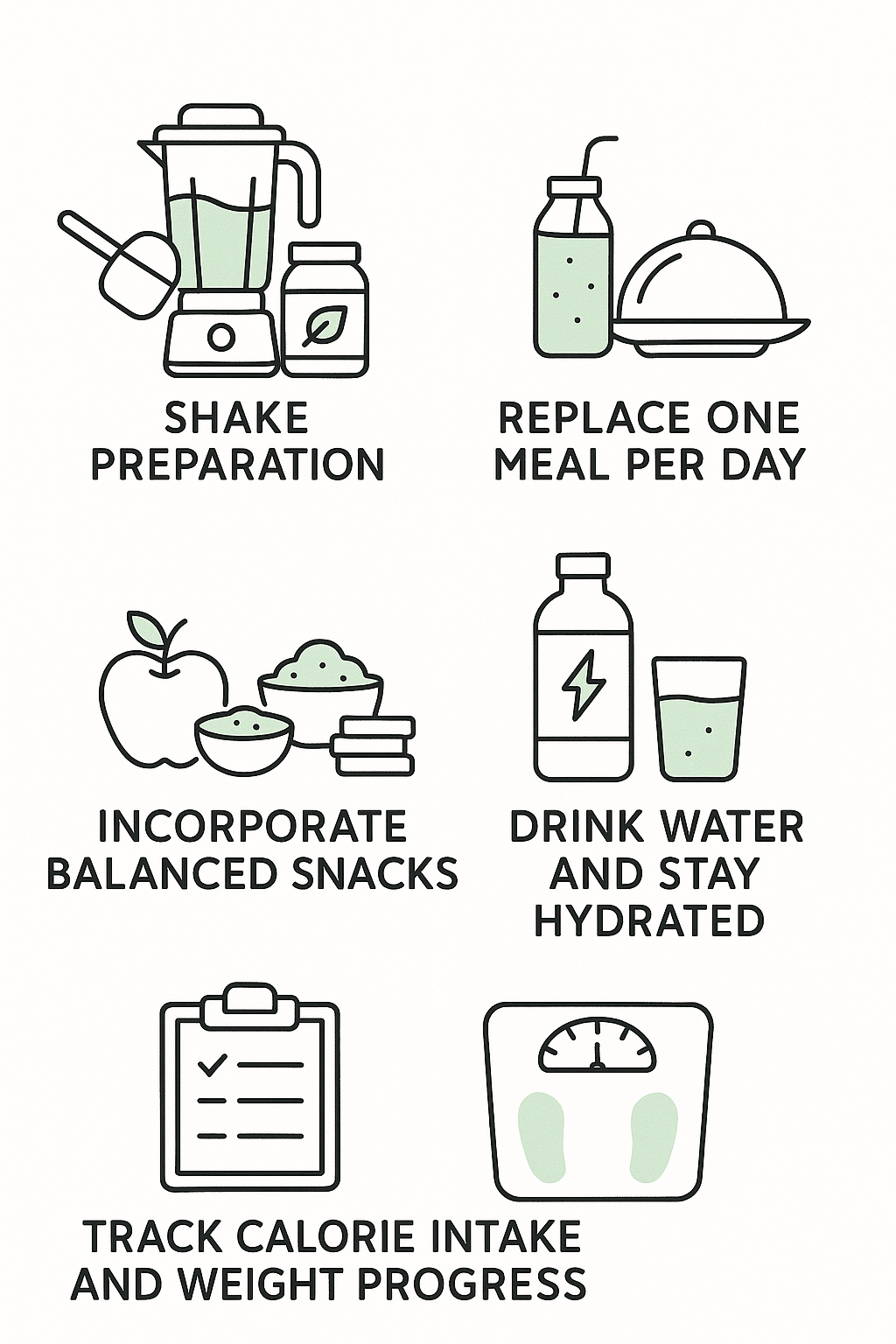 7 Best Meal Replacement Shakes for Weight Loss That Work 5 Step by step visual guide to using best meal replacement shakes for weight loss