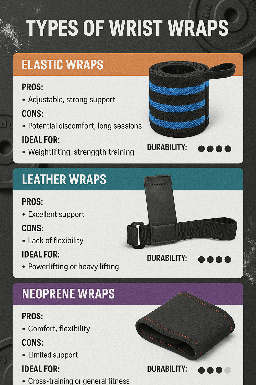 7 Best Wrist Wraps for Lifting to Boost Strength & Support 6 Types of best wrist wraps for lifting with pros cons and usage tips