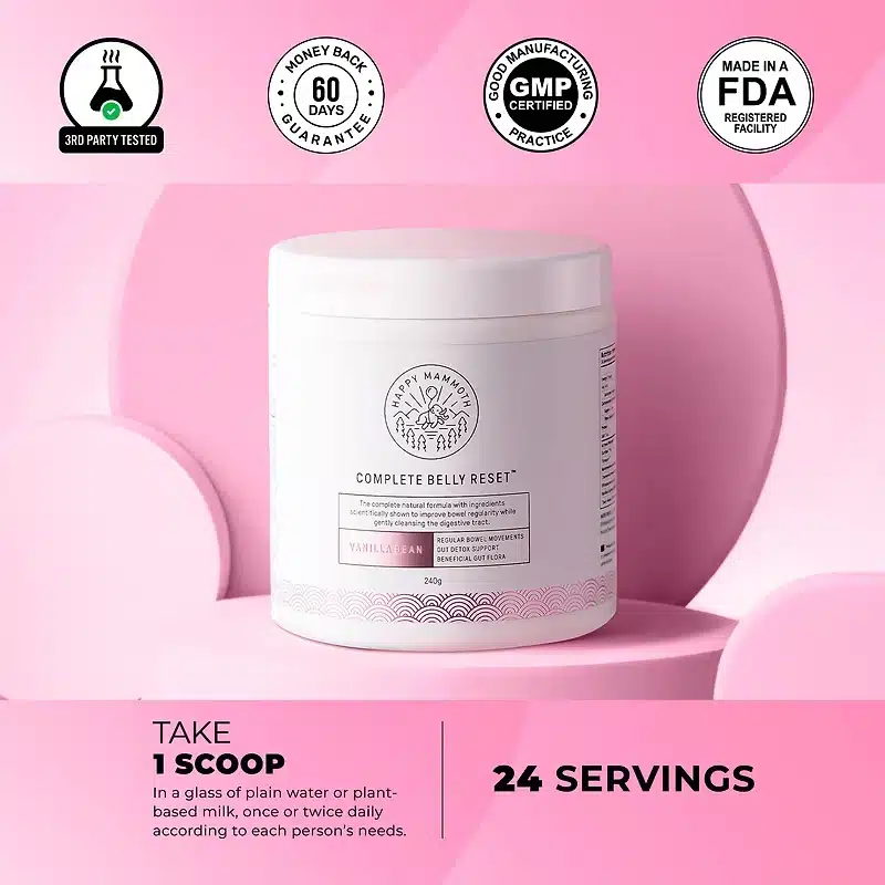 Honest Breakdown of Happy Mammoth Gut Health Products 2 Complete Belly Reset